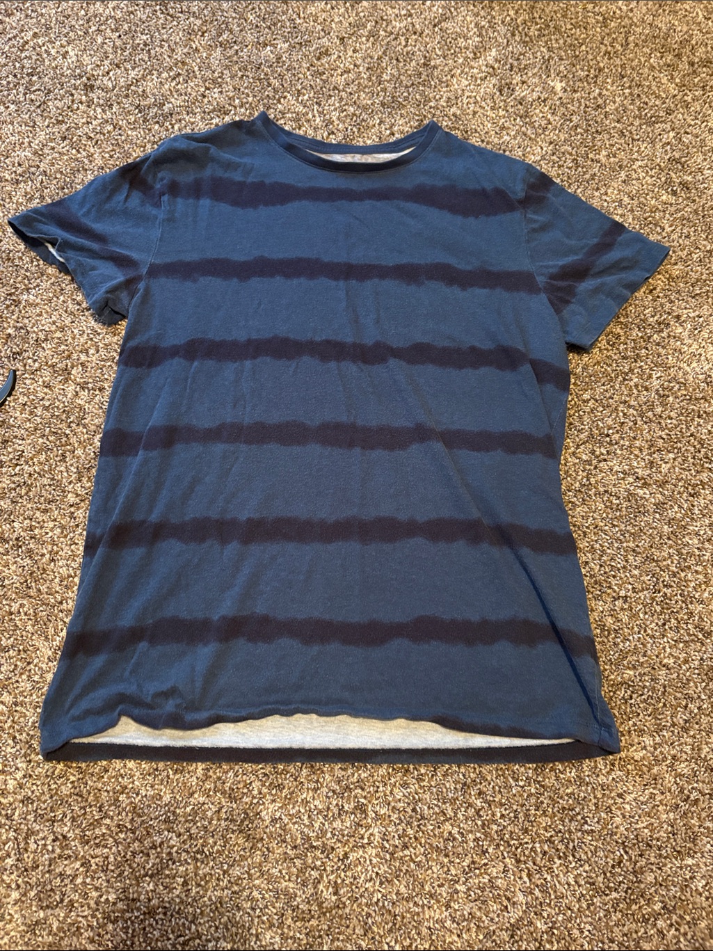 Men's Navy & Dark Navy Striped T-Shirt
